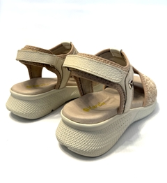 Sandalia de cuero combinada Keady (7010) - Calzados Miguel Angel - Zapatos de cuero