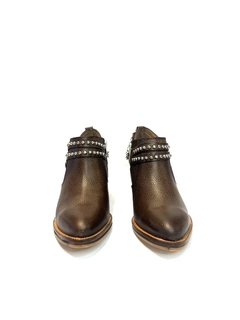 Botineta de cuero texana Gravagna (4002) - Calzados Miguel Angel - Zapatos de cuero