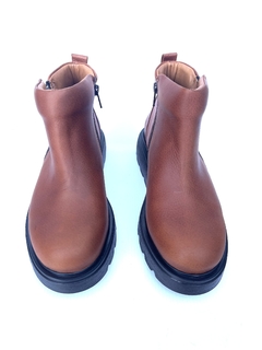 Bota de cuero con base (3404) - Calzados Miguel Angel - Zapatos de cuero
