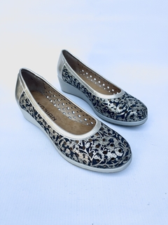 Zapato de cuero calado Kalel (1127C) - comprar online
