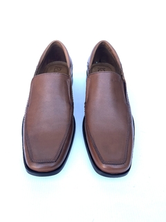 Zapato de cuero con elásticos Roble (891) - Calzados Miguel Angel - Zapatos de cuero