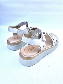 Sandalia de cuero calada Cavatini (48-2309) - Calzados Miguel Angel - Zapatos de cuero