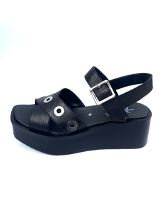 Sandalia de cuero con tachas Gravagna (5150) - comprar online