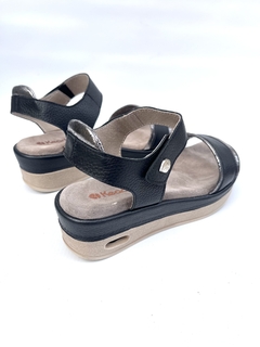 Sandalia de cuero combinada Keady (4112) - Calzados Miguel Angel - Zapatos de cuero