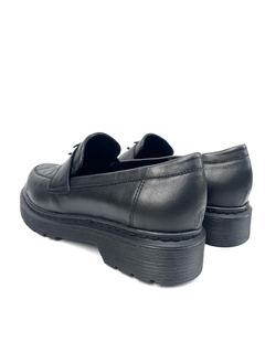 Mocasín de cuero con hebilla Barbieri (22-115) - Calzados Miguel Angel - Zapatos de cuero