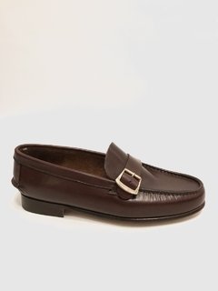 Mocasín de cuero con hebilla Fer (700)