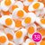 38- Gomitas dulces huevos fritos sabor durazno x 100 grs