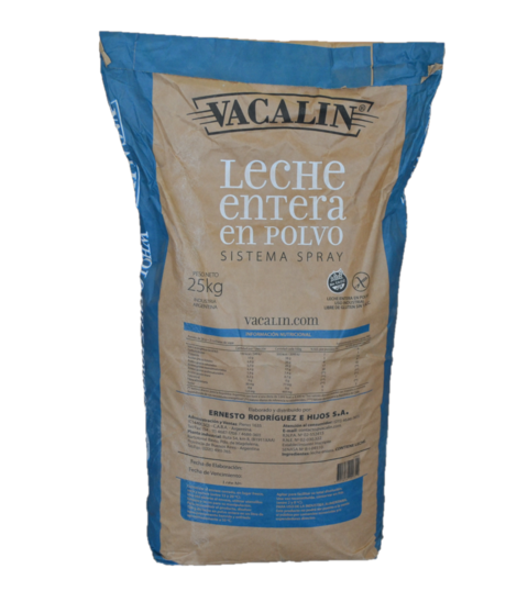 LECHE ENTERA EN POLVO VACALIN - 25 KG