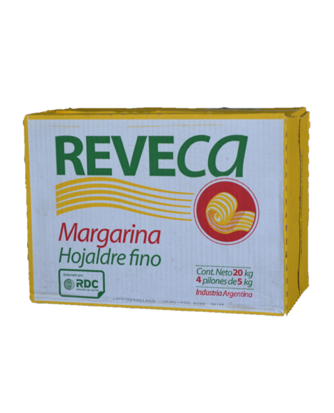 MARGARINA REVECA HOJALDRE FINO - 4 Unid. 5 KG