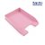 Bandeja papelera Liggo A4 rosa pastel