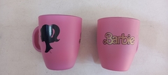 taza de vidrio de barbie