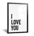 Cuadros de Frases y Palabras - INDIVIDUAL - I Love You