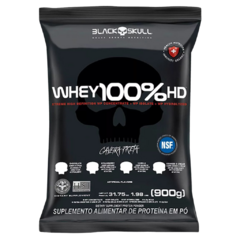 WHEY 100% HD REFIL BLACK SKULL - 900G