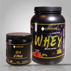 SUPER COMBO: WHEY PROTEIN + TEA KING