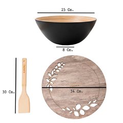 SET BOWL BAMBOO CON CUBIERTOS - tienda online