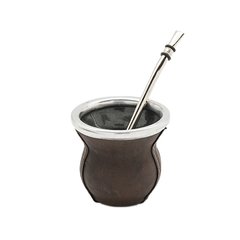 MATE CRISTAL LISO + BOMBILLA - Cadeau