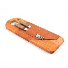 TABLA CON PORTA CUCHILLO Y TENEDOR PREMIUM - comprar online