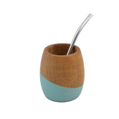 MATE MADERA BASE PINTADA - tienda online