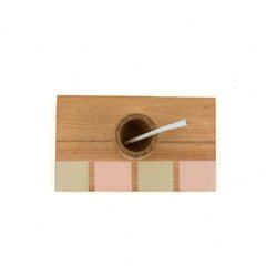 BANDEJA C/ MATE MADERA PINTADO NORDICO - tienda online