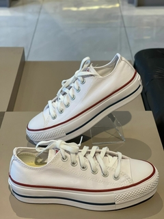 Tênis All Star Branco Solado Alto