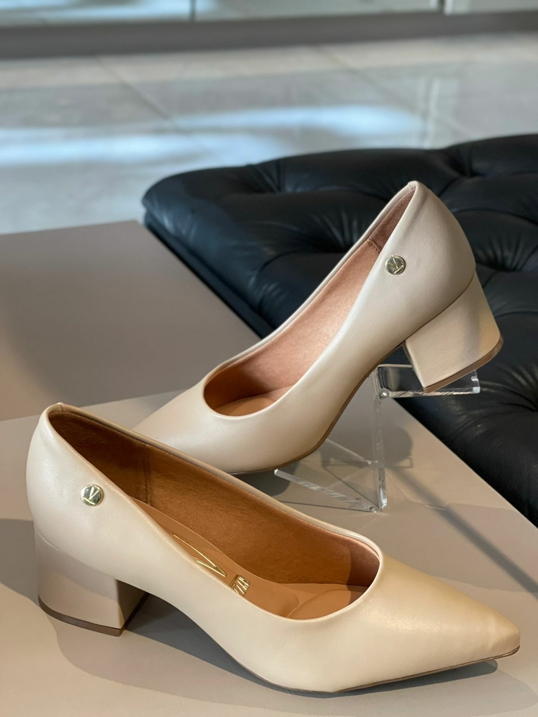 Scarpin nude best sale da vizzano