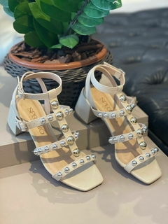 Sandália Specchio Brand Edilaine Off White