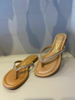 Rasteira Vizzano Camel - comprar online