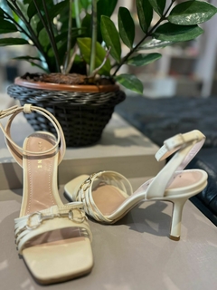 Sandália Lia Line Creme