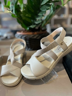 Sandália Lia Line Comfort Off White