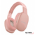 AURICULAR BLUETOOTH VINCHA NETMAK NM-VOLT - ROSA