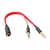 CABLE ADAPTADOR PC 1 HEMBRA - 2 MACHOS ECONOMICO