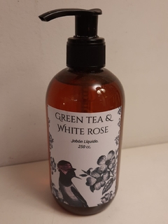 Jabón líquido Green tea & White rose - comprar online