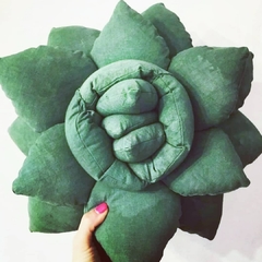 Almohadón Suculenta verde