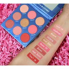 Blush Crush 9 Color Blush Palette - Level Up Rude Cosmetics - comprar online