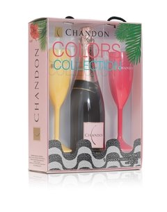 Espumante Chandon Reserve Rose Colors Collection 750ml + 2 Taças - comprar online