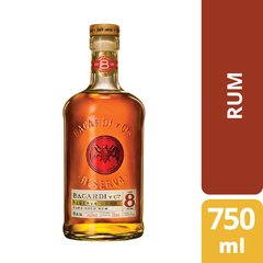 Rum Bacardi 8 Anos 750ml - comprar online