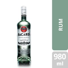Rum Bacardi Carta Blanca 980ml - comprar online