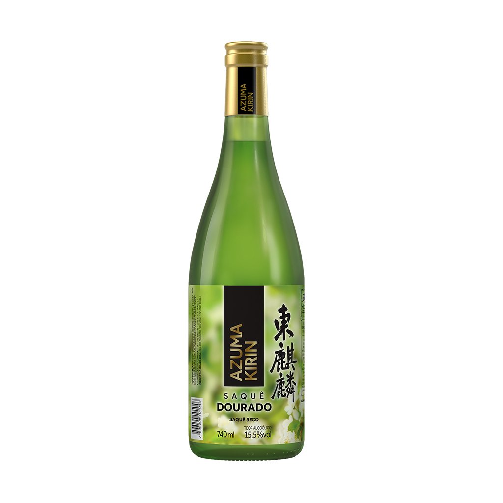 Saquê Seco Dourado 740ml - Azuma Kirin