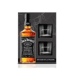 Whiskey Jack Daniels 1000ml + Glasses Vap 2 Copos - comprar online