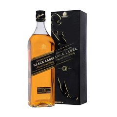 Whisky Johnnie Walker Black Label 12yo 1000ml - comprar online