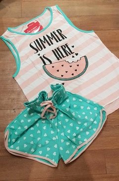 Pijama Conjunto Rayado con Sandia LENCATEX Art 703