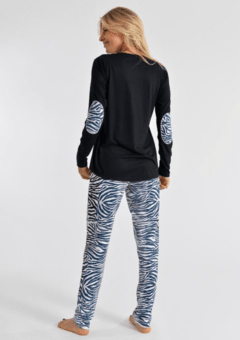 Pijama Conjunto Remera Pantalon Zuri Mora Z354 - comprar online