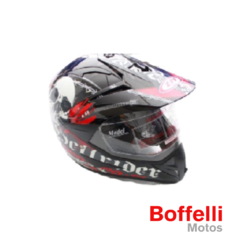 CASCO ZPF CROSS CON VISOR - comprar online