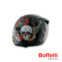 Casco ZPF Integral Calavera 8083 - Boffelli Motos