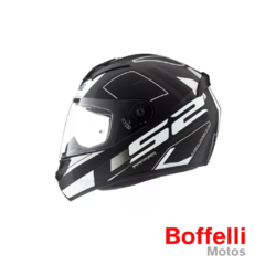 Casco Ls2 Integral 352 Rookie Cypress Blanco / Negro