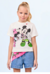 Conjunto jeans estampa da Minnie e Mickey - N4093