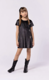 Vestido jumper infantil com glitter 861078