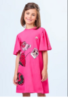 Vestido Pink com Estampa da Minnie - N4239