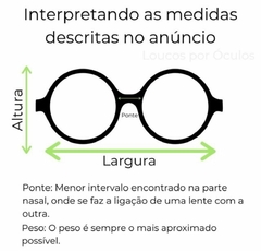 Armação Para Grau - AS23-412 - Loucos por Óculos