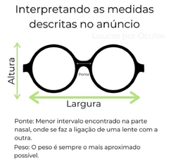 Armação Para Grau - AS23-400 - Loucos por Óculos